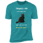 Jersey T-Shirt| Things I Do In My Spare Time-Hang Out With The Best Cat Mom (Black Cat)