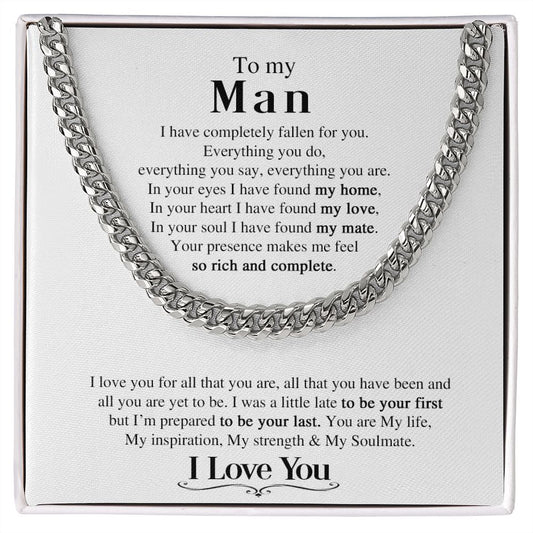 My Man | You are my everything - Cuban Link Chain