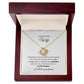 To My Beautiful Wife My Life Changed Love Knot Necklace