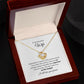 To My Beautiful Wife My Life Changed Love Knot Necklace